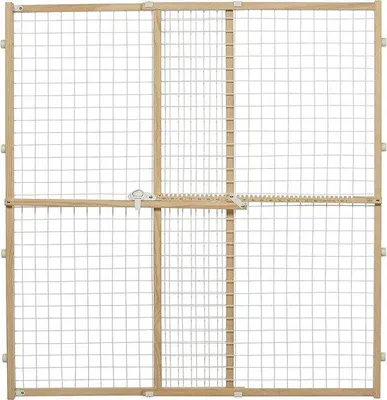Produktbild von Famanu Sicherheitsnetz für Haustiere - 111,76 cm hoch - 73,66-127 cm breit - Holz