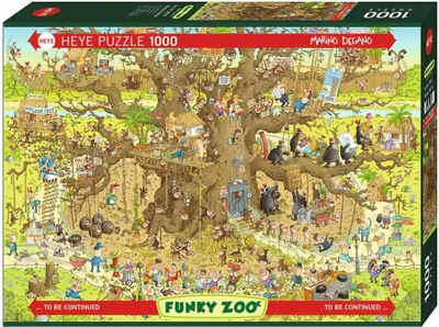 Produktbild von HEYE Puzzle Green Zoo: Monkey Selection 1000 Teile