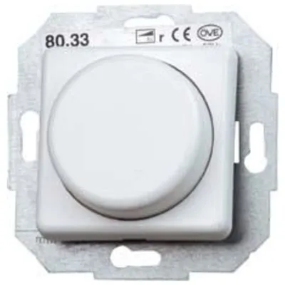 Produktbild von Kopp 803313082, Dimmer, Montierbar, Drehregler, Weiß, 230 V, 50 Hz