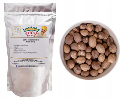 Produktbild von Ganze 1Kg Natürliche Premium Aromatische Würzige Muskatnuss