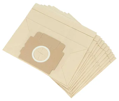 Produktbild von vhbw 10x Staubbeutel Ersatz für Profectis 666 354 / 666354, 2122497, 1016166 für Staubsauger - 22,5cm x 19cm Sandfarben