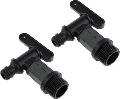 Produktbild von Famanu Wasserhahn für Garten - Doppelter Wasseranschluss