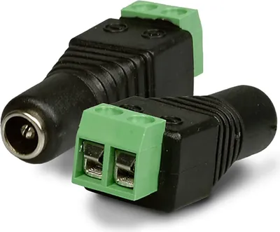Produktbild von ISOLED Rundbuchseadapter FEMALE 2-polig auf Klemme