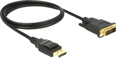 Obrázek produktu pro DeLOCK 85312, 1 m, DisplayPort, DVI-D, Samec, Samec, Přímý