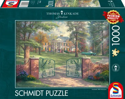 Image de Schmidt Spiele Graceland 50th Anniversary, puzzle Thomas Kinkade 1 000 pièces 58783