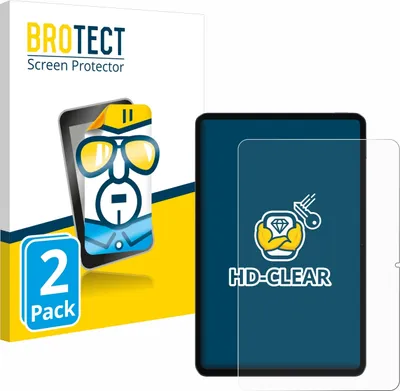 Produktbild von 2x Für Xiaomi Pad 6 Schutzfolie BROTECT Displayschutz Display Schutz Folie Klar Transparent