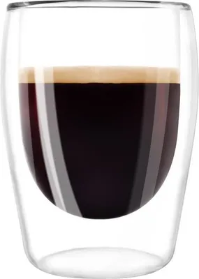 Zdjęcie produktu dla Szklanki do Espresso Melitta, 80 ml, 2 sztuki, Borokrzemowe, Podwójne Ścianki, Transparentne
