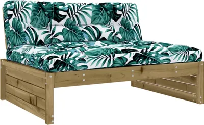 Image de vidaXL Canapé central 120x80 cm Bois de pin imprégné