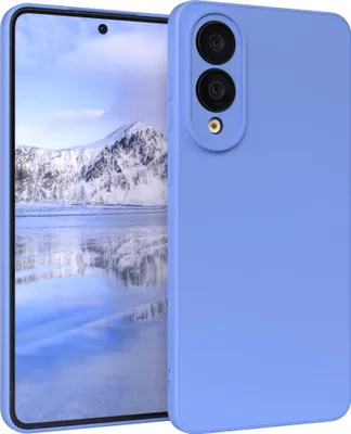 Produktbild von EAZY CASE - TPU Hülle für Samsung Galaxy S25 Edge, TPU Case stoßfeste Handyhülle, weiches Cover mit Kameraschutz, Silikonhülle in Blau