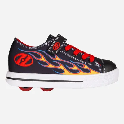 Produktbild von Heelys X2 Snazzy Black/Yellow/Red Flame – Heelys Rollschuhe