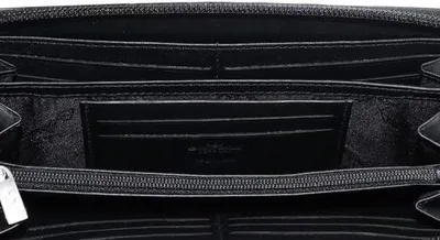 Productafbeelding van Leren portemonnee Polo RFID Protect, model RV-Damenbörse 2822, zwart