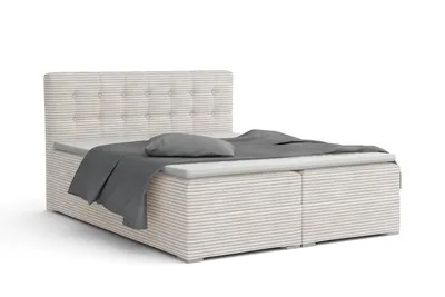 Produktbild von BOXBETT CYNTHIA 160/200 in Cord Ecru H4