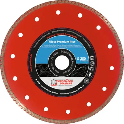 Produktbild von Diamanttrennscheibe Profitech Fliese Premium Plus Ø 250x25,4 mm