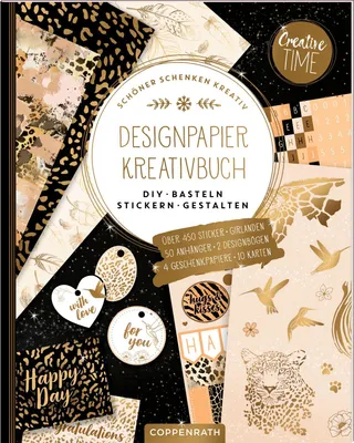 Produktbild von Designpapier-Kreativbuch Animal Print
