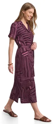 Produktbild von Street One Midikleid mit Bowling-Kragen Blush Berry 36