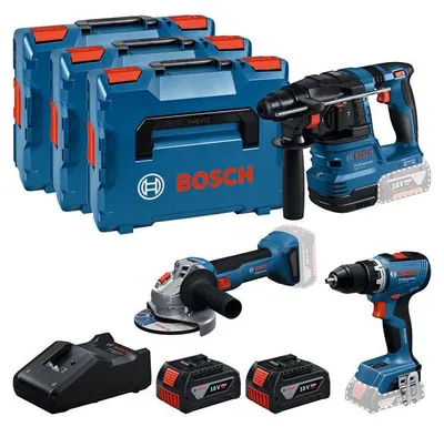 Immagine prodotto di BOSCH Professional 0615A5009G BOSCH Professional Elektrowerkzeug-Set 18,0 V, mit 2 Akkus