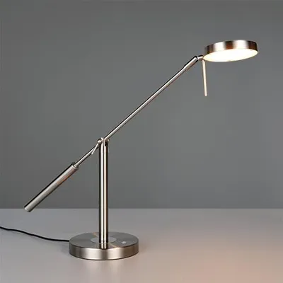 Productafbeelding van Bureaulamp Monza nikkel