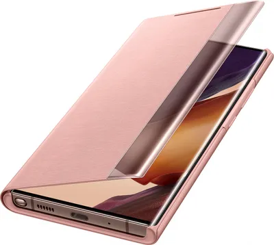 Image de SAMSUNG EF-ZN985CA - Clear view cover Bronze G Note20 Ultra