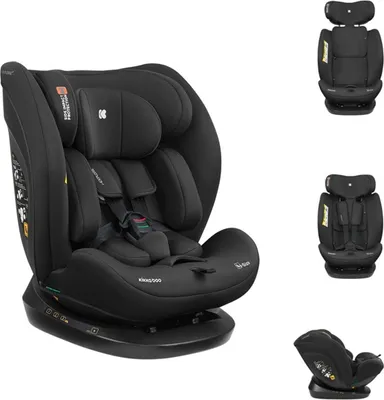 Produktbild von Kikkaboo Kindersitz i-Explore i-Size (40 - 150 cm) verstellbare Kopfstütze, Gurt schwarz uni