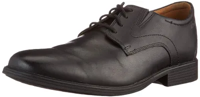 Productafbeelding van Clarks Whiddon, platte herenschoen, donkerbruin leer, maat 6