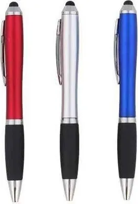 Produktbild von Touchscreen-Stift - Touchscreen - Digitalstift - 3er-Set - Rot/Silber/Blau