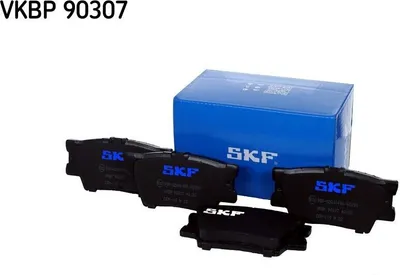 Produktbild von SKF Bremsbeläge Satz Hinten Bremsklötze für TOYOTA RAV 4 III (ACA3, ACE, ALA3, GSA3, ZSA3) VKBP 90307