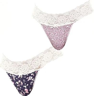 Produktbild von Janira 2er-Pack Baumwoll-Tangas ?Coquettes? JPT1 für Damen