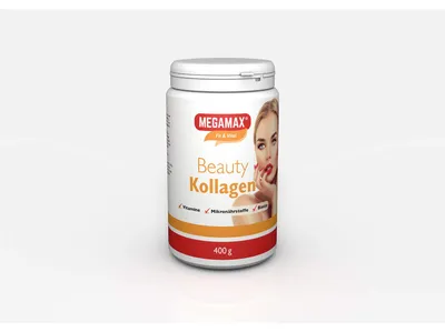 Obrázek produktu pro MEGAMAX Fit & Vital Beauty Kolagen v prášku, 400 g prášku
