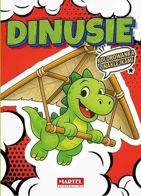 Obrázok produktu pre Komiksová omaľovánka Dinusie s nálepkami – Maciej Ratajczyk