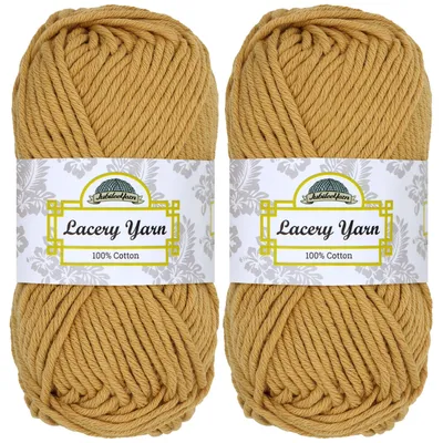 Lacery Garn 100g, 2 Stränge, 100% Baumwolle, Farbe 1324