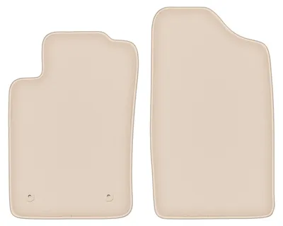 Produktbild von DURBAN Beige Velours-Fußmatten vorne für Peugeot 405 Limousine, Kombi (1987-1996)