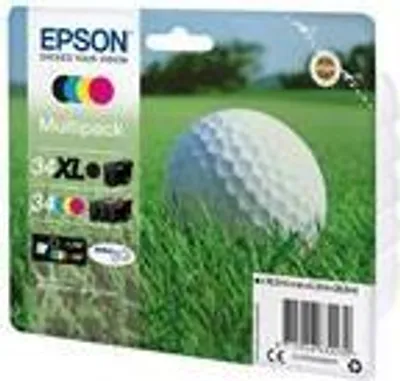 Immagine prodotto di Epson 34 Multipack - Confezione da 4 - nero, giallo, ciano, magenta - originale - cartuccia d'inchiostro - per WorkForce Pro WF-3720, WF-3720DWF, WF-3725DWF