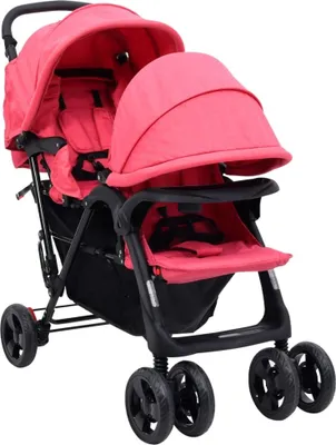 Immagine prodotto di Maison Exclusive - Passeggino gemellare tandem Rosso Acciaio
