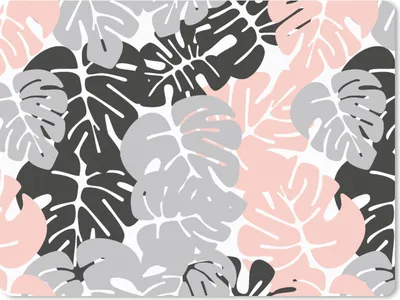 Produktbild von MuchoWow® Mauspad Mousepad Monstera - Pastell - Blätter 23x19 cm - Mousepads - Maus Mat - Pad - Mausunterlage - Schreibtischunterlage - Mauspad