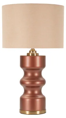 Produktbild von Dabame - Tischlampe, Rosa, 1 Glühbirne benötigt