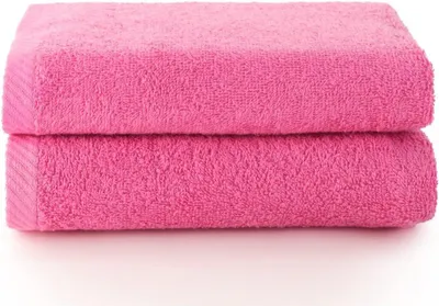 Produktbild von Set von 2 Handtüchern, 100% Baumwolle, 400 g/m², fusselfrei, 50 x 100 cm