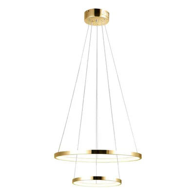 Obrázek produktu pro Candellux Zlaté závěsné LED svítidlo Lune kulaté 50cm 40W 32-76281