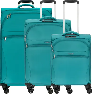 Produktbild von d&n Travel Line 9104 4 Rollen Kofferset 3-teilig