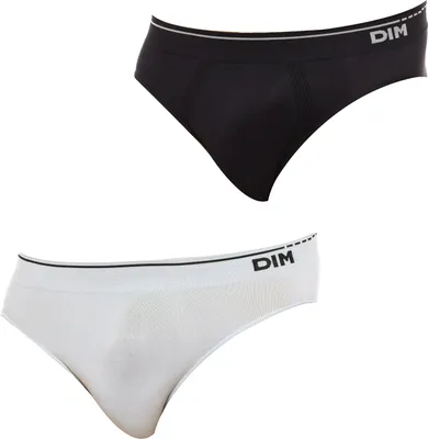 Produktbild von DIM Pack-2 Slips Unno Basic nahtlos D05HE Mann bietet gute Mobilität und Komfort