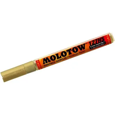Immagine prodotto di Marcatore acrilico Molotow ONE4ALL | 127HS | Oro metallizzato | 2 mm