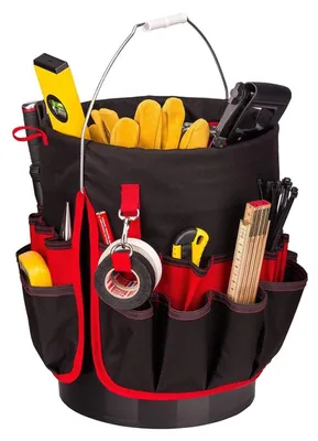Produktbild von SolidKeus – Werkzeugtasche mit 35 Fächern, faltbar