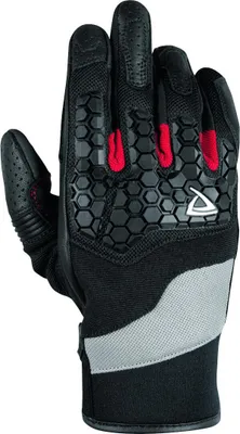 Produktbild von DIFI Andes Air Motorrad Handschuhe, schwarz/grau/rot, 3XL