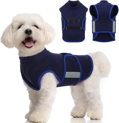Produktbild von Beruhigungsweste für kleine Hunde, Verstellbar und Reflektierend