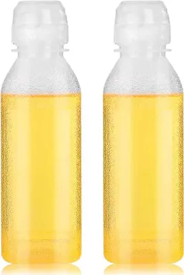 Zdjęcie produktu dla Zestaw butelek na oliwę 2 x 300 ml – dozowniki oliwy i octu – dozowniki oliwy i wina – uchwyt na butelki oliwy z podziałką – idealne do grillowania, gotowania, do kuchni
