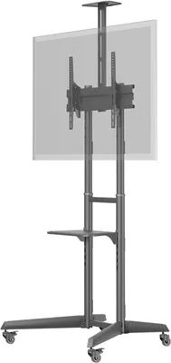 Produktbild von Goobay 59508 - 177,8 cm (70") - 100 x 100 mm - 600 x 400 mm - 5 - 12° - Stahl - Schwarz