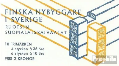 Produktbild von Briefmarken Schweden 1967 Mi MH16 (kompl.Ausg.) postfrisch Finn. Ansiedler