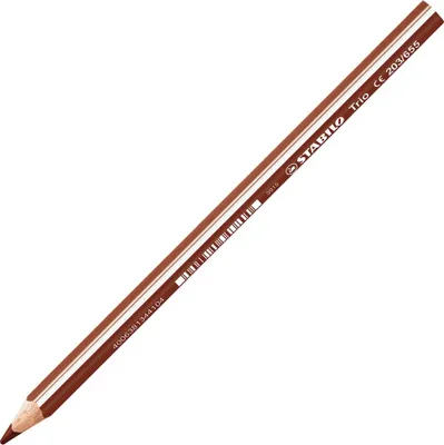 Produktbild von Dreikant-Buntstift - STABILO Trio dick - Einzelstift - hellbraun