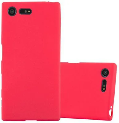 Image de Cadorabo Housse pour Sony Xperia X COMPACT Housse en rouge Housse TPU Etui Cover Case