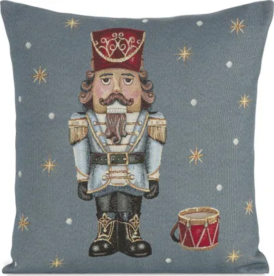 Obrázok produktu pre Dekoračná obliečka na vankúš 45x45 cm s motívom Luskáčika