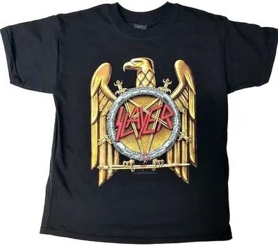 Zdjęcie produktu dla Slayer - Koszulka Gold Eagle Kids 11 - 12 lat - czarny